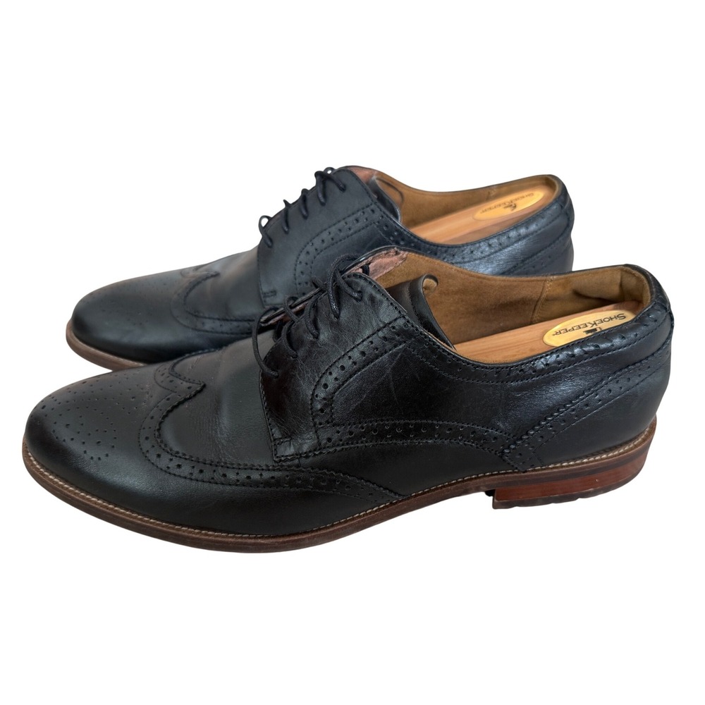 Florsheim Kenmoor Wingtip Oxford Black Leather Brogue Men's‎ 11D